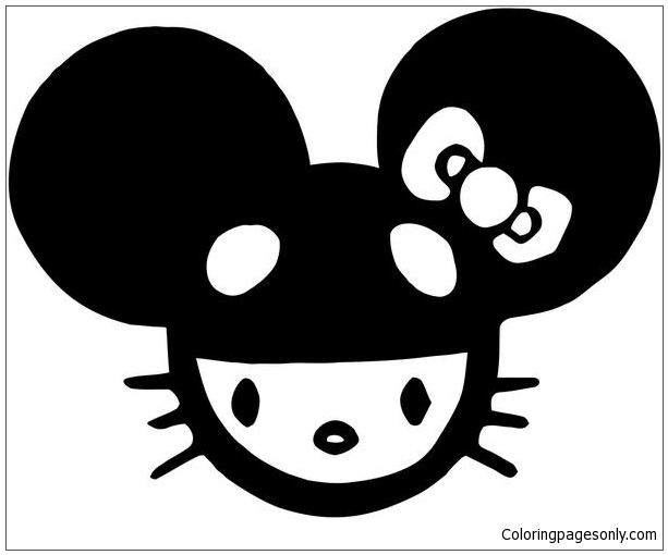 Olá Kitty DJ Deadmau5 da Hello Kitty