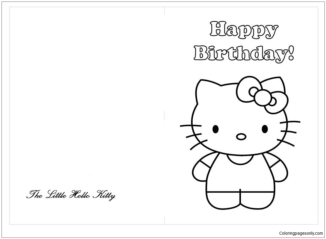 Hello Kitty Birthday Cards Free Printable