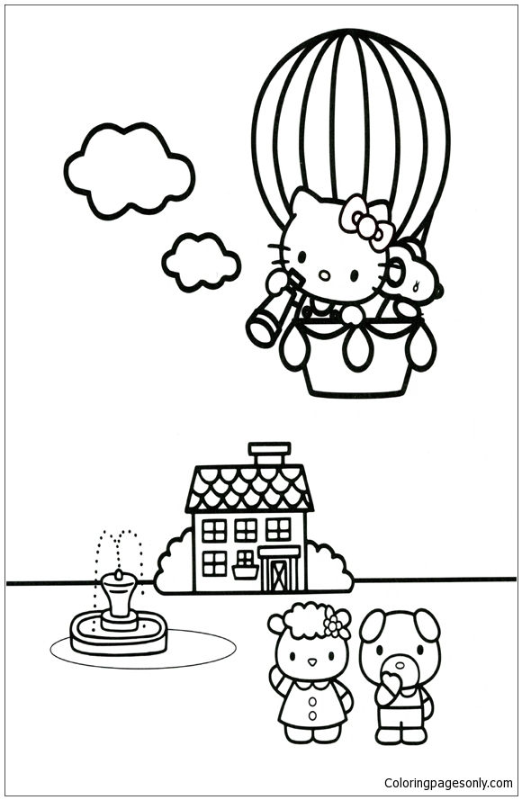 Hello Kitty Hoog In De Lucht van Hello Kitty