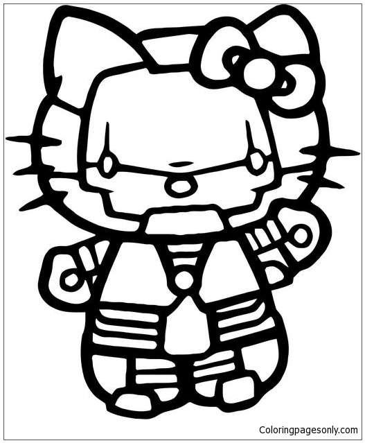 Hello Kitty 钢铁侠 出自 Hello Kitty
