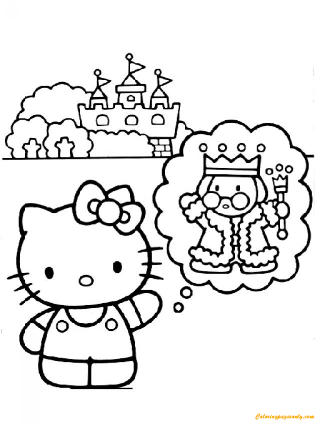 Hello Kitty, koning en het kasteel van Hello Kitty