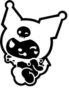 Hello Kitty Kuromi Coloring Pages