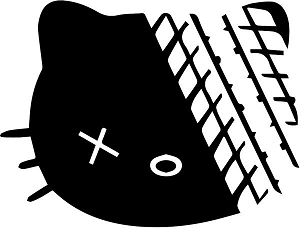 Hello Kitty Road Kill Coloring Pages