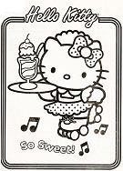 Hello Kitty Tea Party Coloring Page - Free Coloring Pages Online