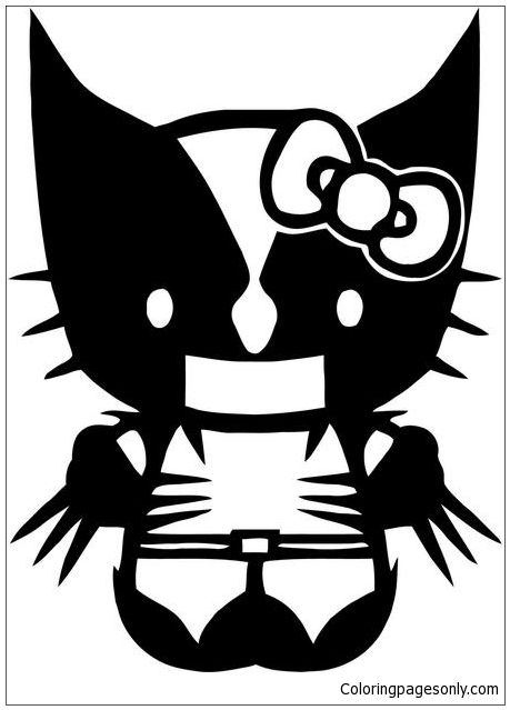 Привет Китти Росомаха из Hello Kitty