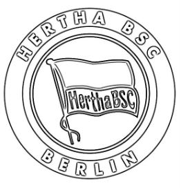 Hertha Berlijn Kleurplaat
