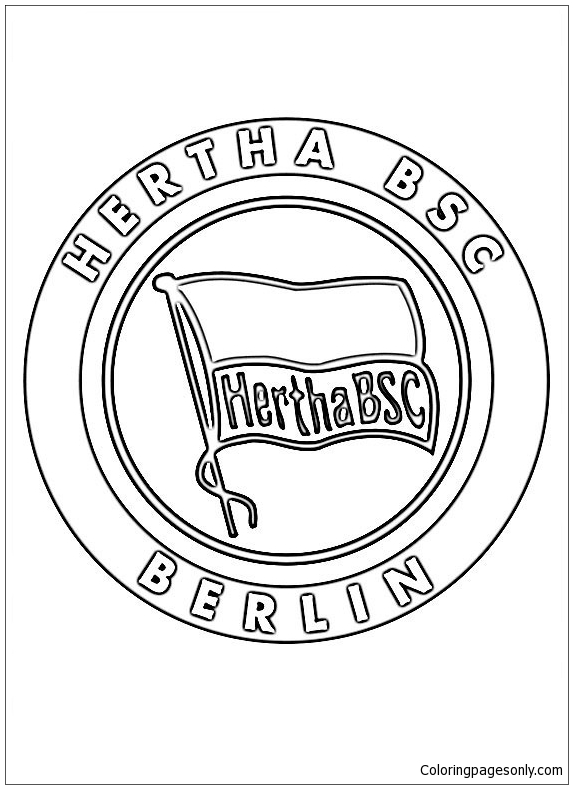 Hertha Berlin Coloring Pages