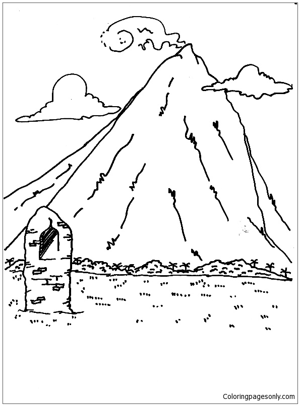 High Mountains Coloring Pages