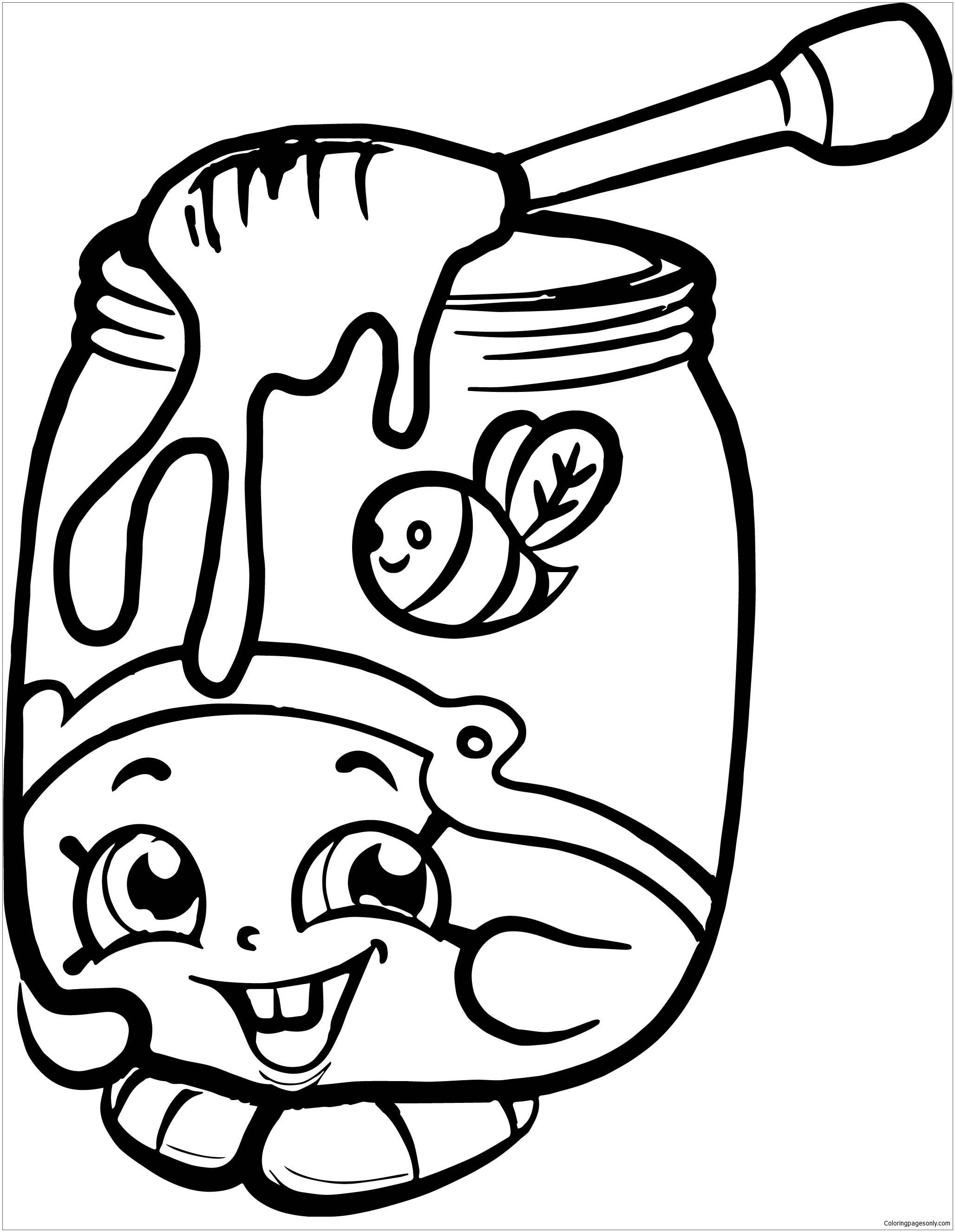 Shopkins Coloring Pages Free Coloring Pages