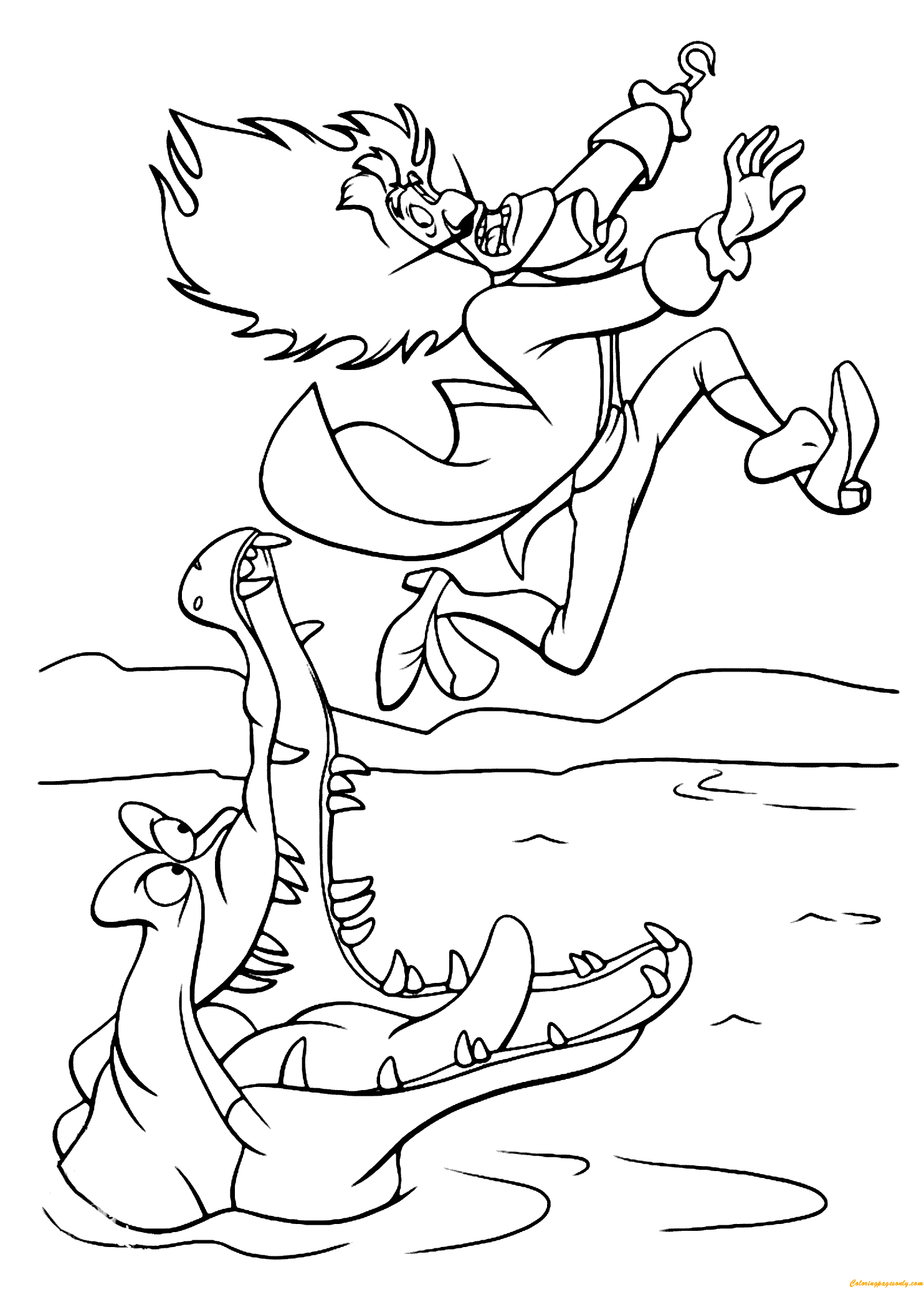 Hook and Crocodile from Funny