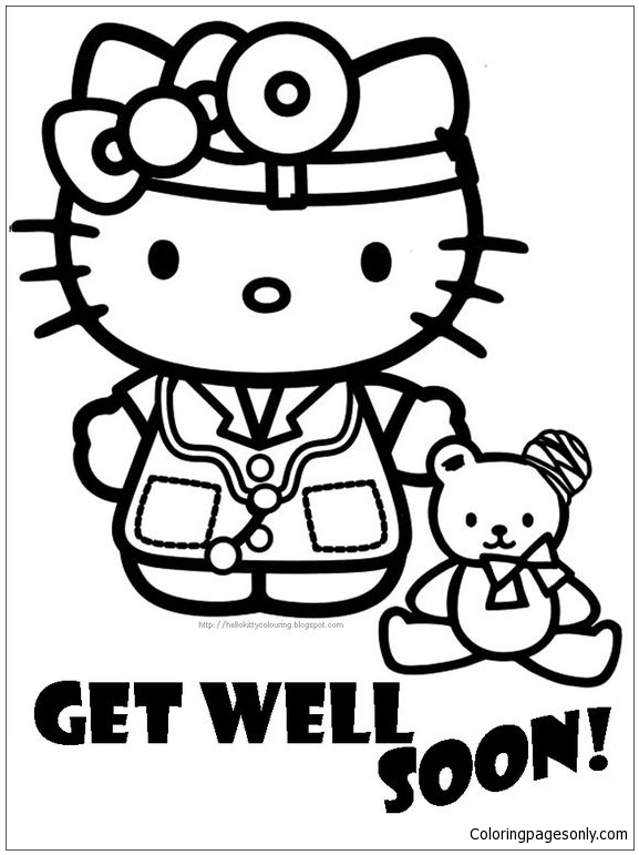 Hospital melhora logo da Hello Kitty da Hello Kitty