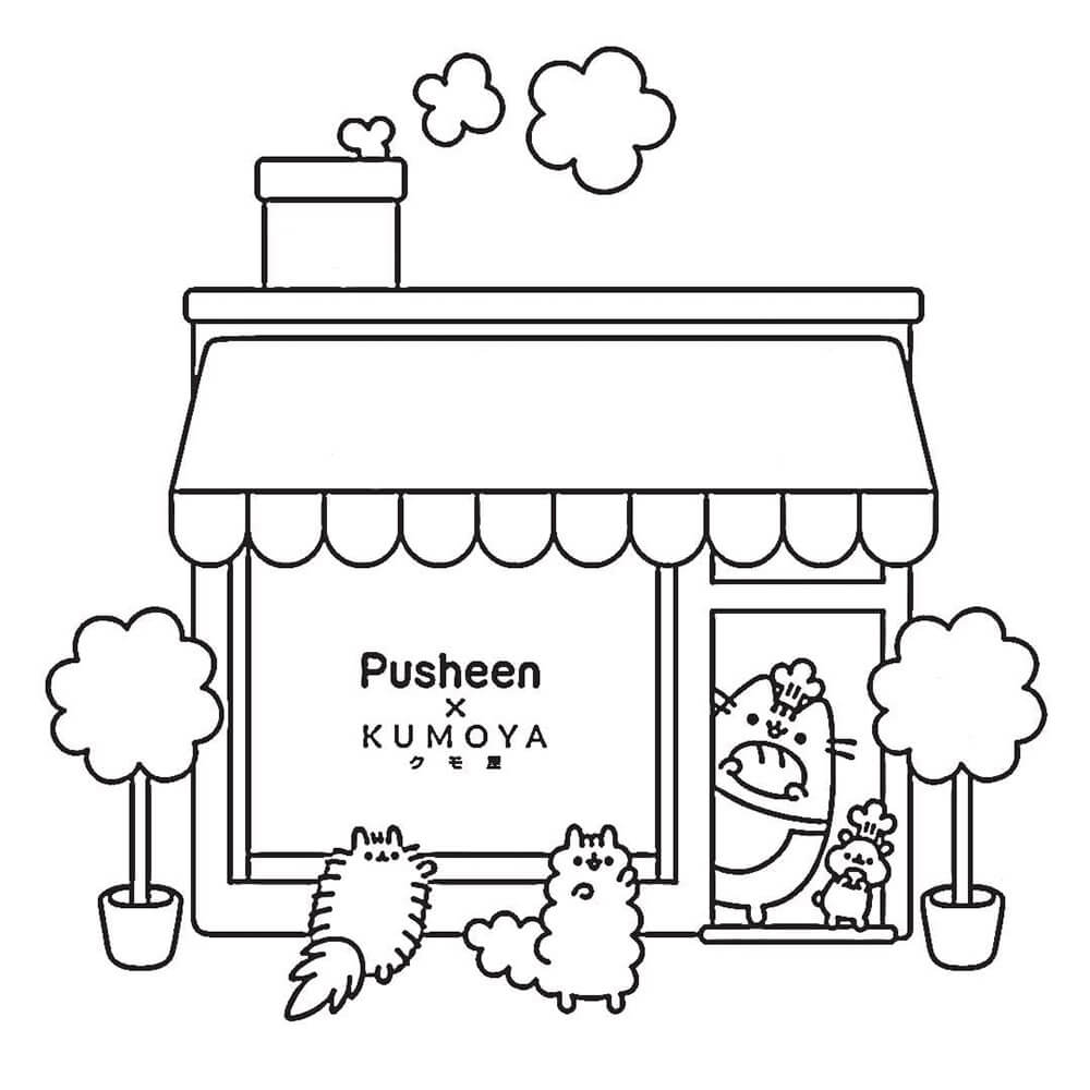 Haus für Pushen-Katze von Pusheen