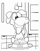 Hungry Puppy Coloring Pages