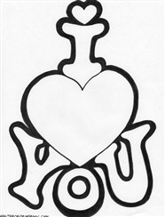 I Love You On Valentines Day Coloring Page