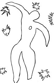 Desenho de Icare de Henri Matisse para colorir