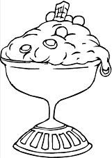 Ice Cream 1 Coloring Page