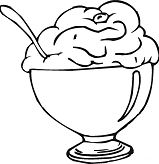 Ice Cream Cup 1 Coloring Pages