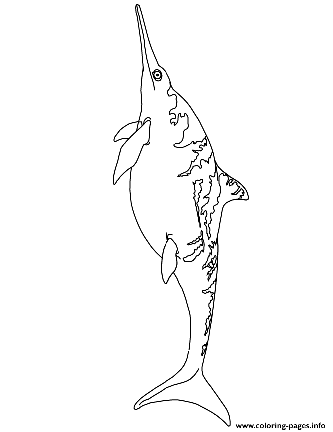 Ichthyosaur Coloring Pages - Coloring Pages For Kids And Adults
