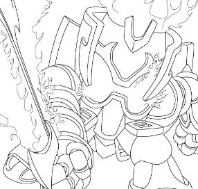 Ignitor From Skylanders Coloring Page