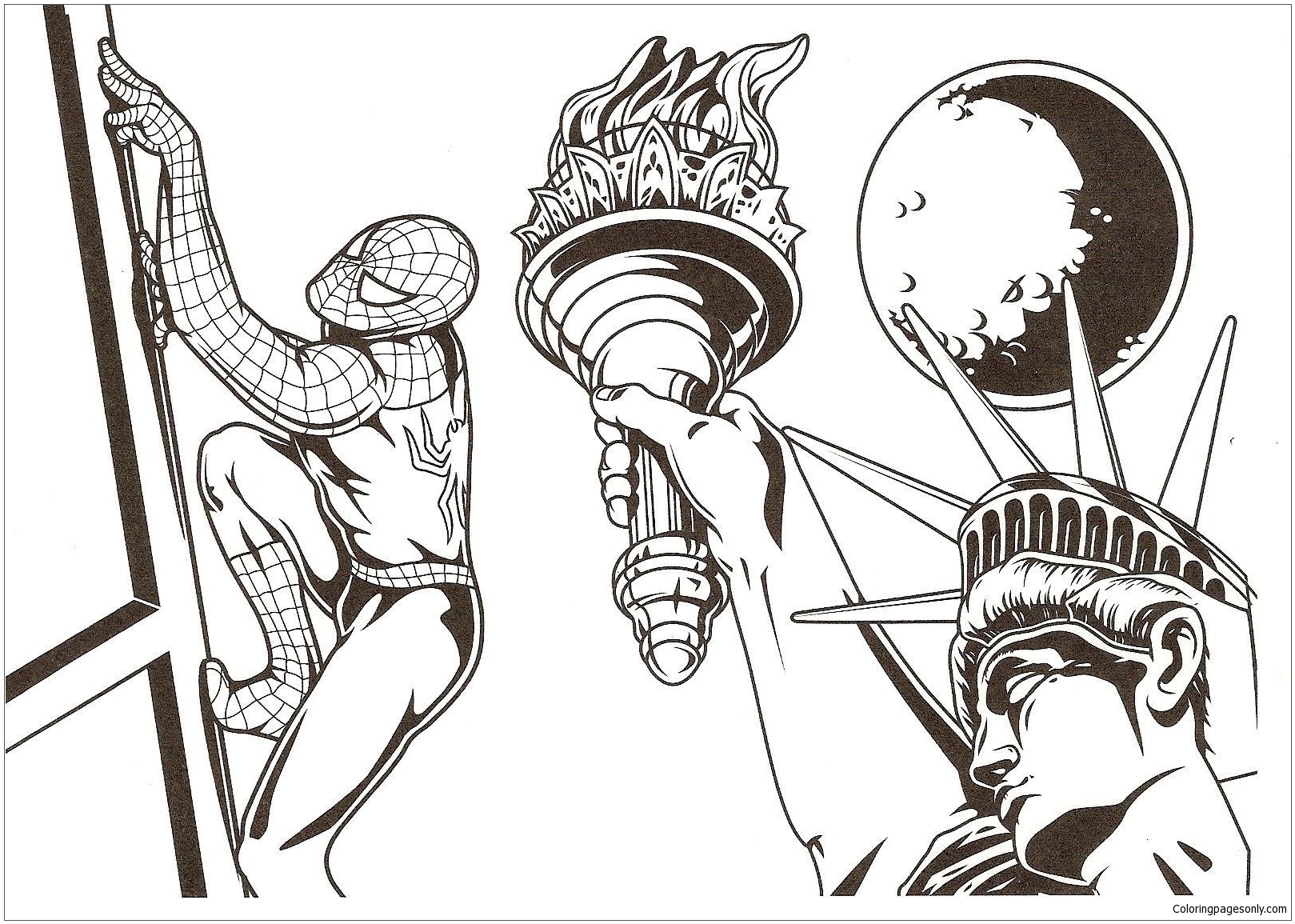 10 Bold Spiderman Coloring Pages for Adults: Unleash Your Inner Superhero