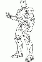 Iron Man 2 Coloring Page