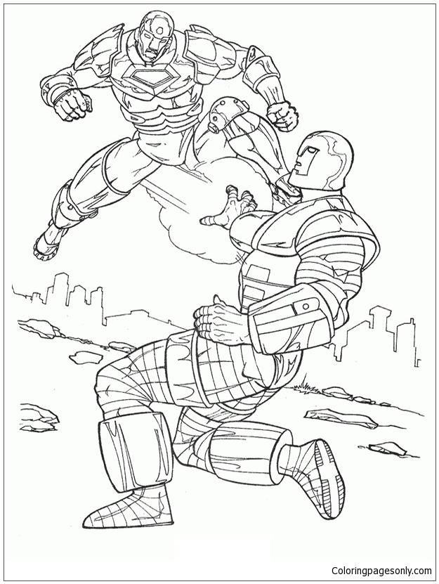 Iron Man 4 Coloring Pages