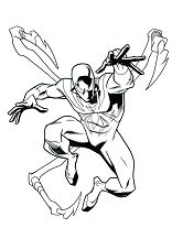Iron Spiderman Coloring Page