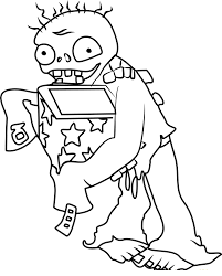 Jack-in-the-Box Zombie Coloring Pages