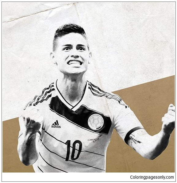 James Rodriguez-image 4 Coloring Pages