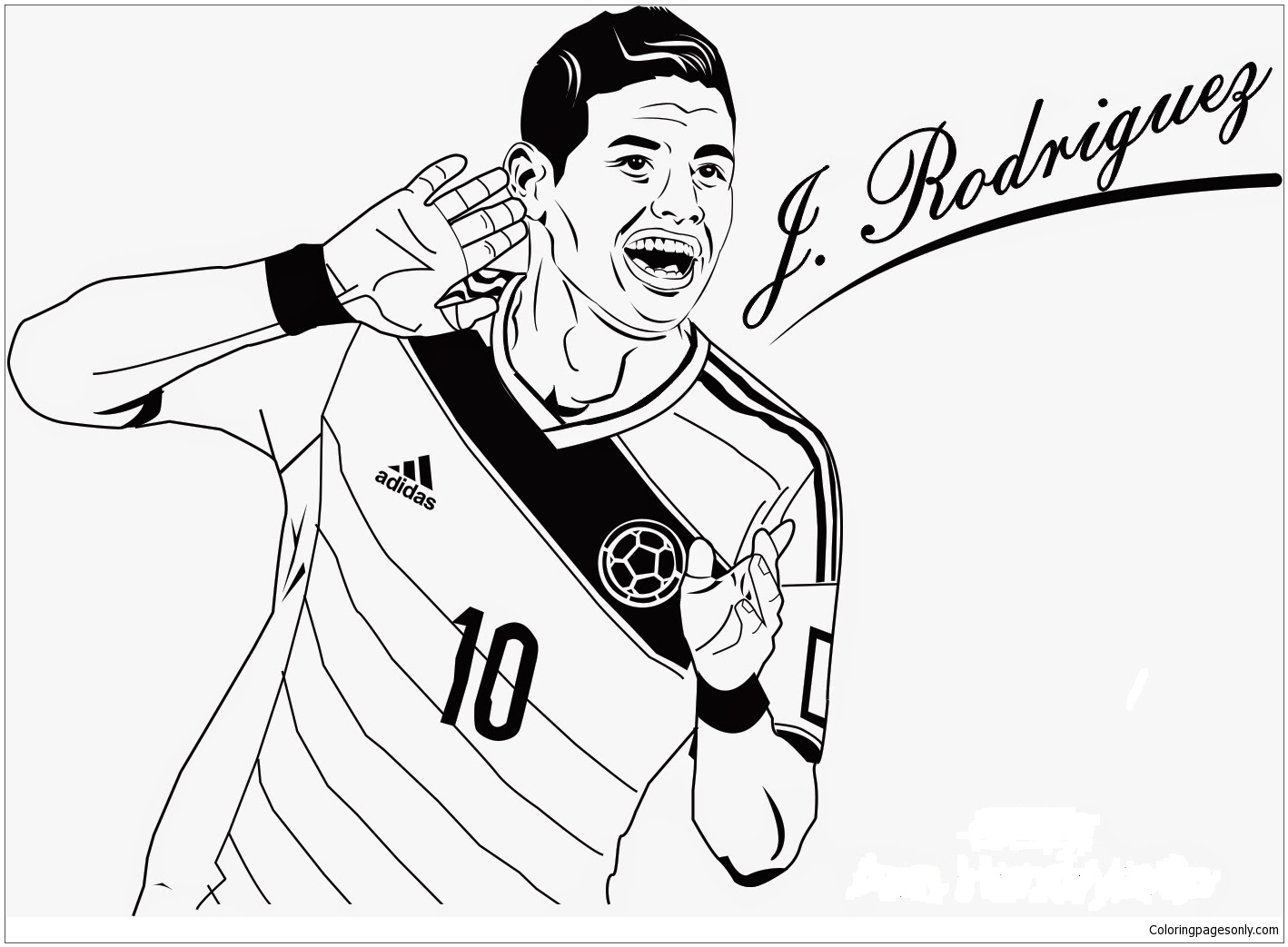 James Rodriguez-image 7 Coloring Pages