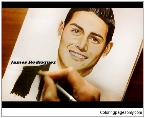 James Rodriguez-image 9 Coloring Pages