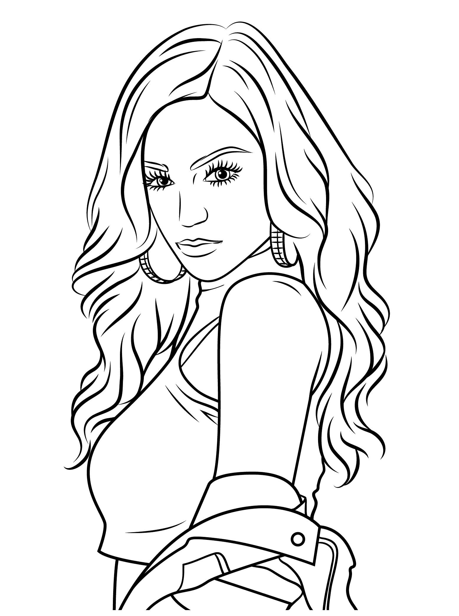 Jane Coloring Page