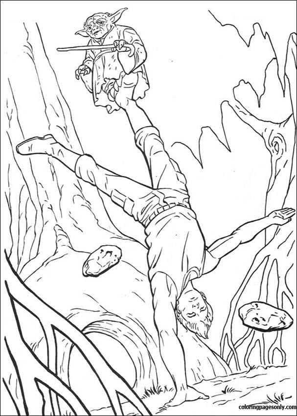 Jedi Training Coloring Page