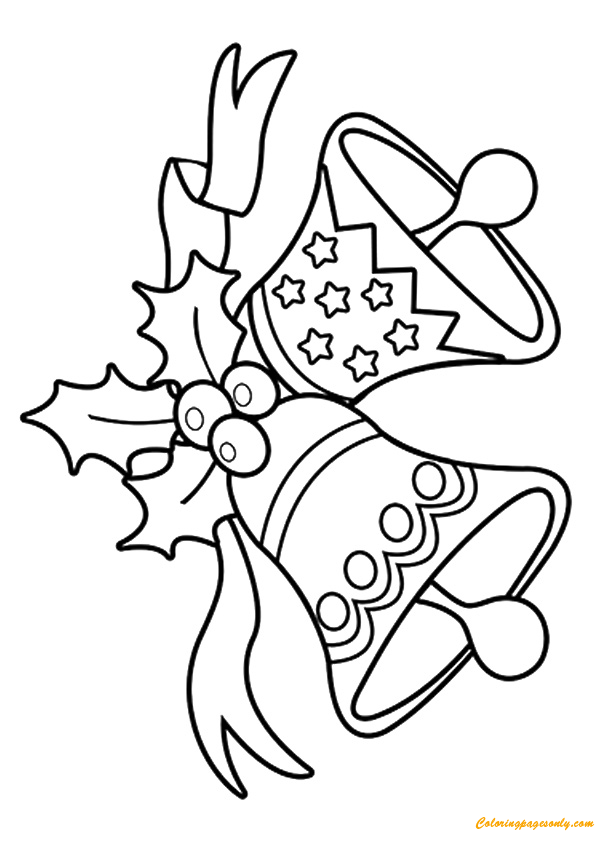 Jingle Bells Christmas Coloring Page Free Printable Coloring Pages