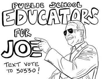 Joe Biden Is Voted President Coloring Pages
