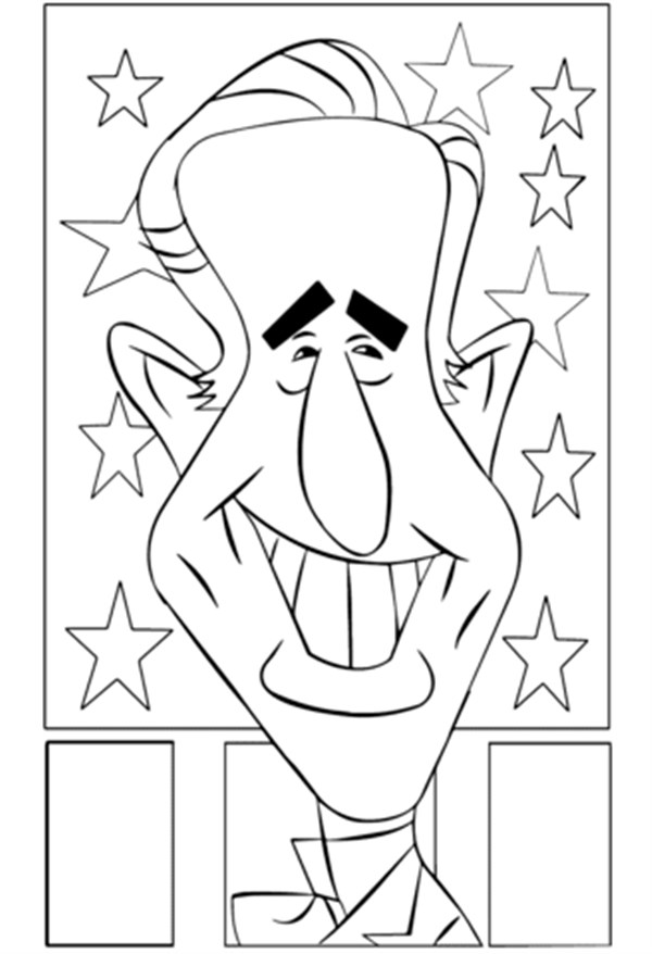 Joe Biden Laugh Coloring Pages