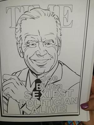 Pagina da colorare di Joe Biden recensione