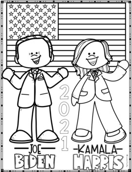 Joe Biden vs Kamala Harris original Coloring Pages