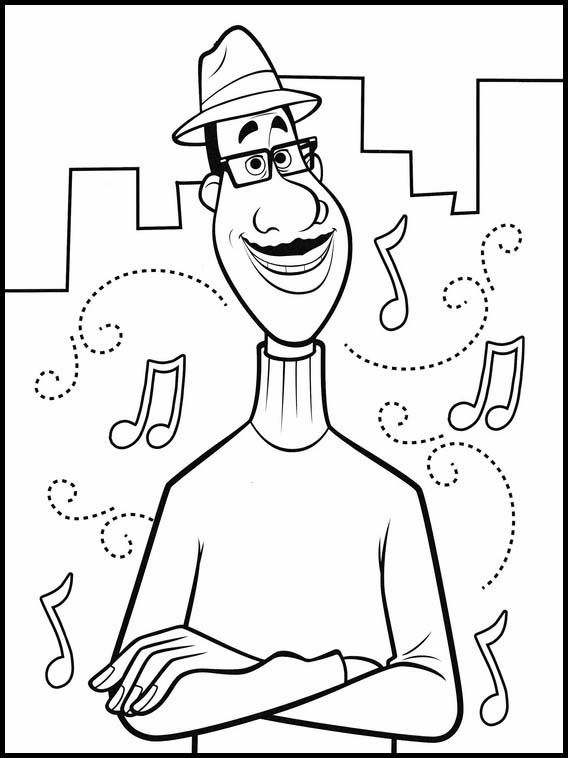 Joe smiling Coloring Pages