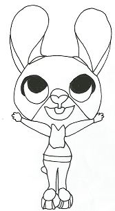 Judy Hopps Coloring Page