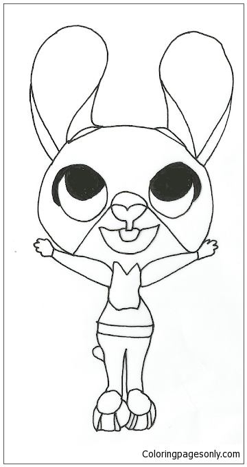 Judy Hopps Coloring Pages