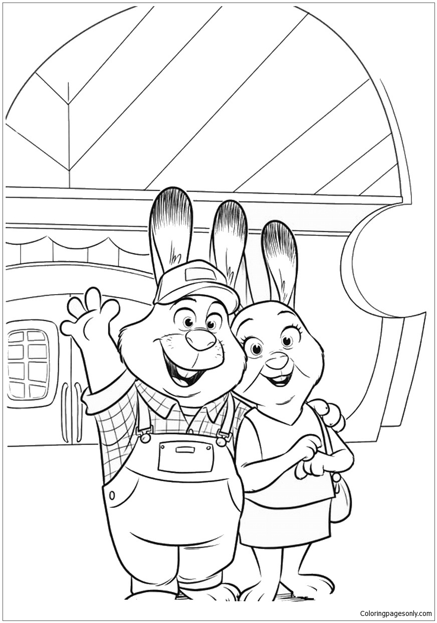 Judy s Parents from Zootopia