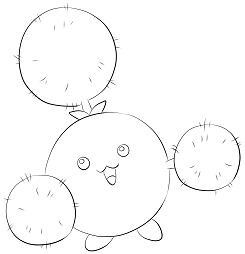 Jumpluff Pokemon Coloring Pages