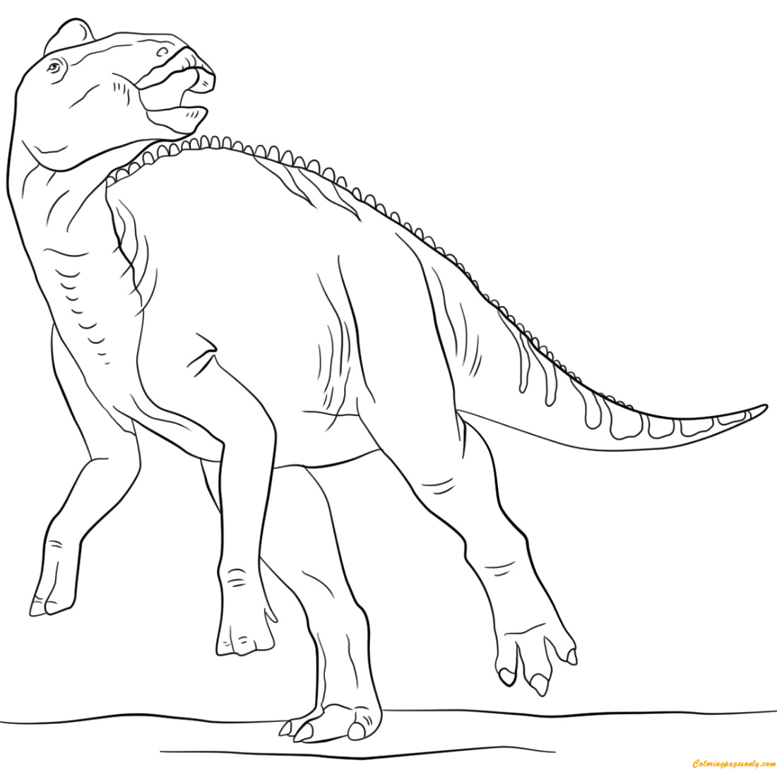 Jurassic Edmontosaurus from Animals