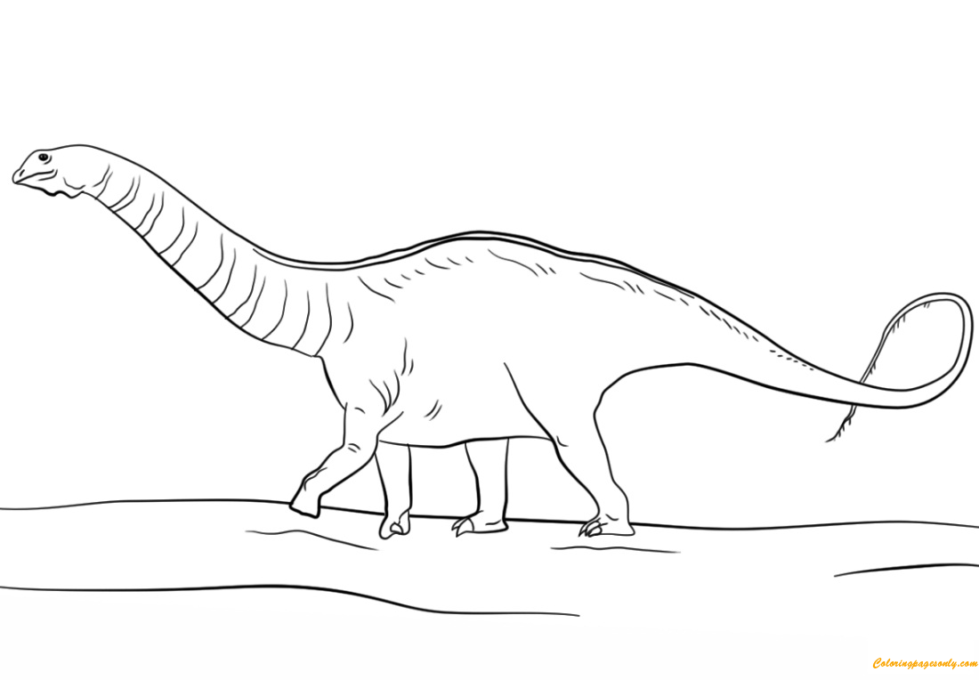 Jurassic Park Apatosaurus Coloring Pages