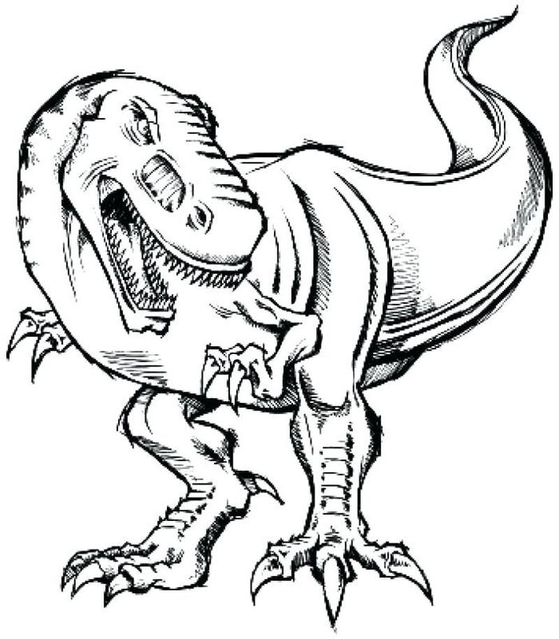 Jurassic World Allosaurus Coloring Pages