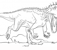Jurassic World Coloring Page Coloring Pages