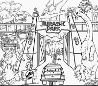 Jurassic World 28 Coloring Page