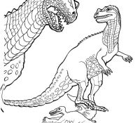 Jurassic World 18 Coloring Page