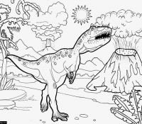 Jurassic World 11 Coloring Page